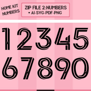 Inter Miami 2025 Font Vector Pack – MLS Style, Miami Energy